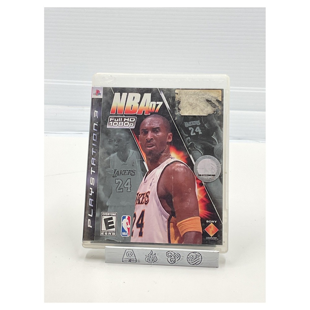 NBA 07 Sony PS3 Game Kobe Bryant Cover Sports Basketball